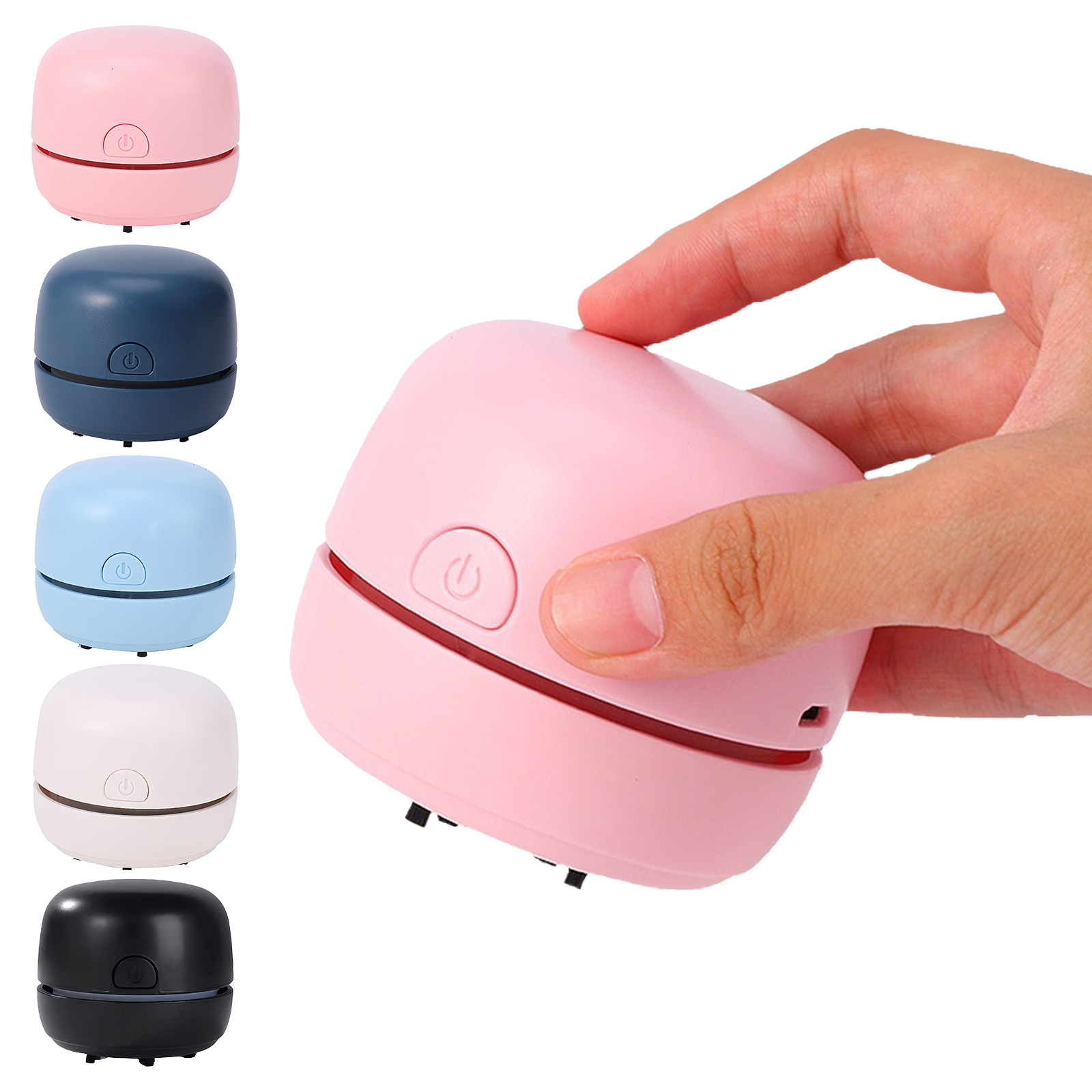 Mini Desktop Vacuum Cleaner For Eraser Dust - مكنسة كهربائية صغيرة محمولة لاسلكية، قابلة