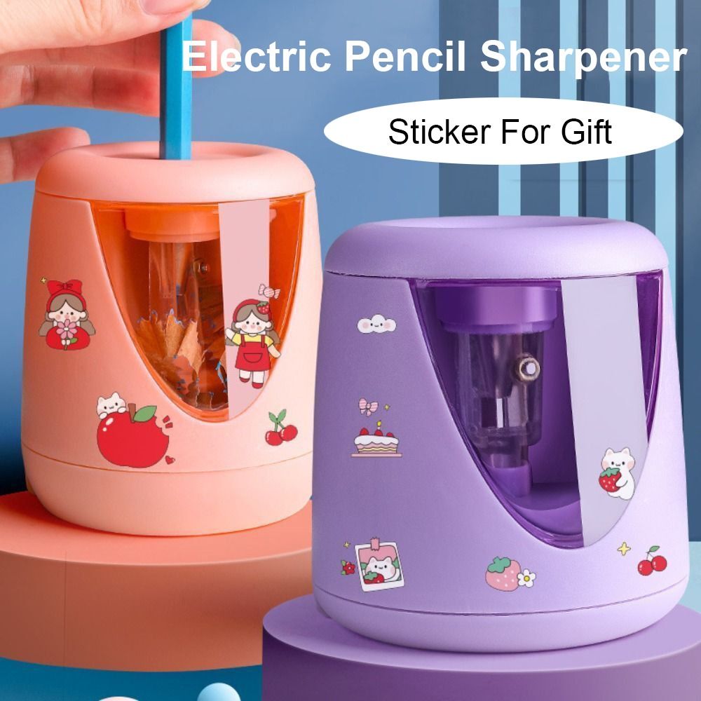 Electric Pencil Sharpener Usb - مبراة أقلام كهربائية ميكانيكية مع مفتاح