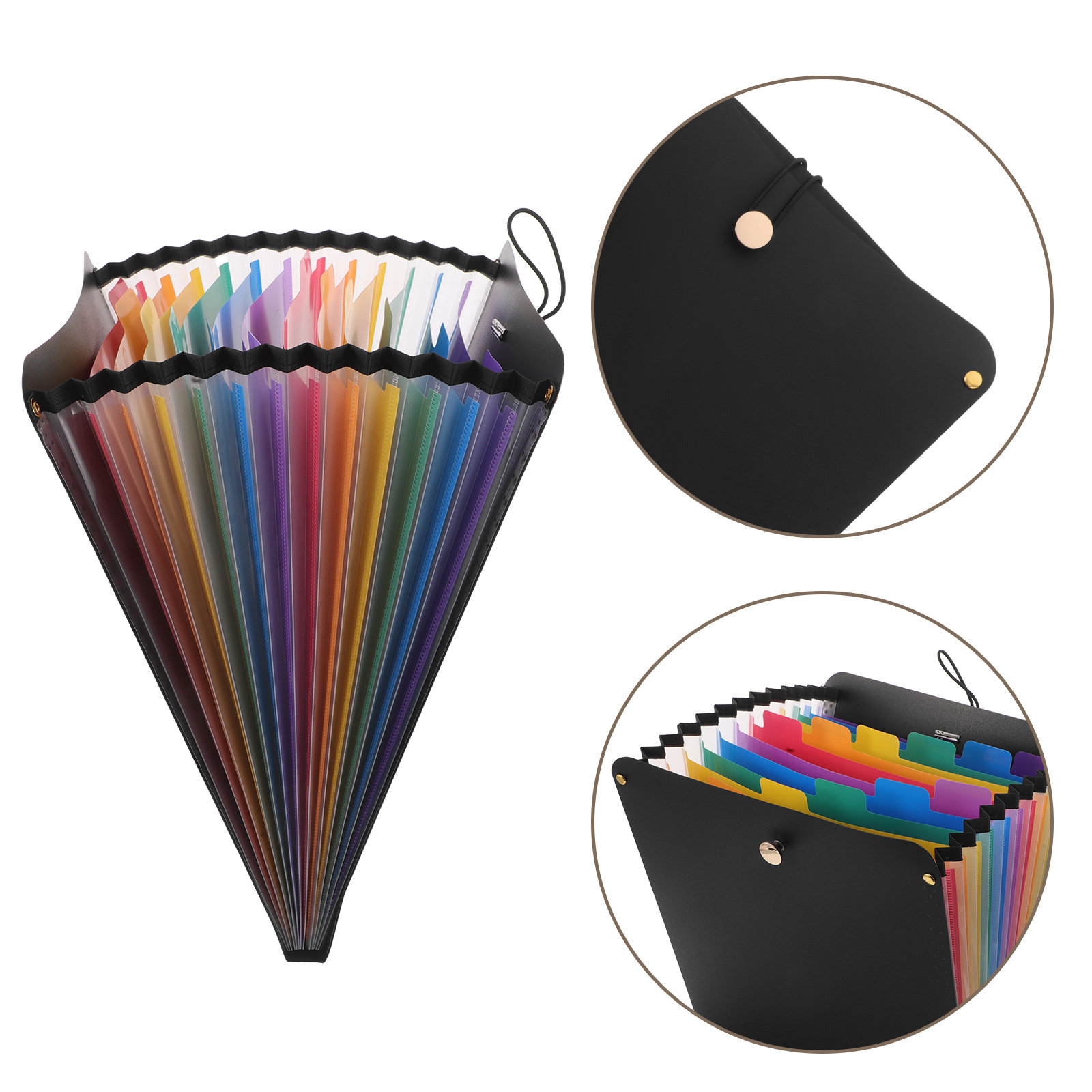 Expandable Accordion File Folder 13 Pockets - منظم ملفات أكورديون A4 بـ 13