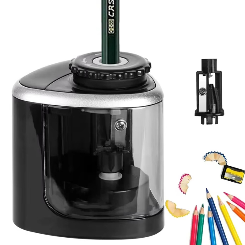 Electric Pencil Sharpener Usb - مبراة أقلام كهربائية أوتوماتيكية للمكتب، أداة