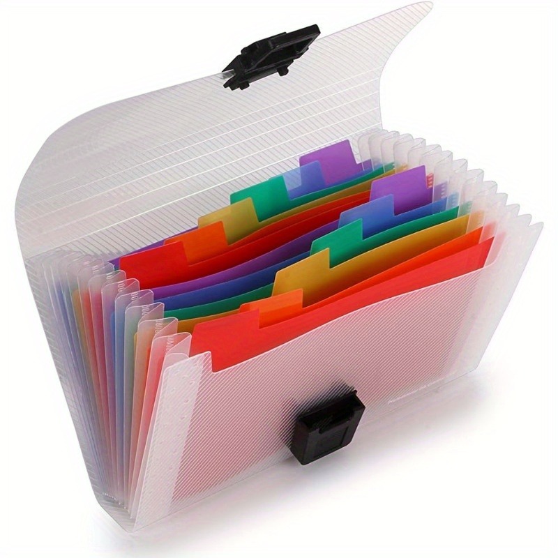 منظم الملفات الموسع مقاس A6 مك - مراجعة Expandable Accordion File Folder 13 Pockets وسعره