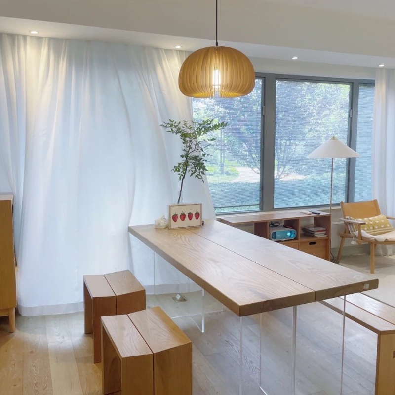 طاولة عائمة من الخشب الصلب وال - مراجعة Office Furniture وسعره