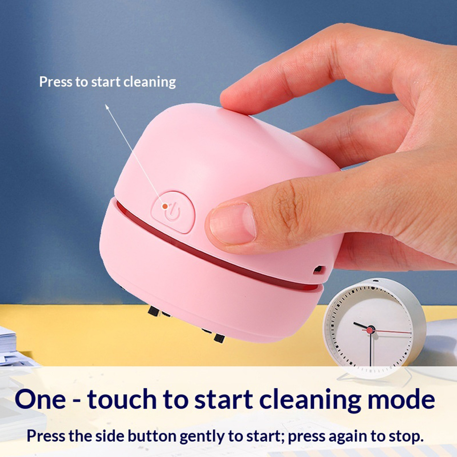 مكنسة كهربائية صغيرة محمولة لا - مراجعة Mini Desktop Vacuum Cleaner For Eraser Dust وسعره