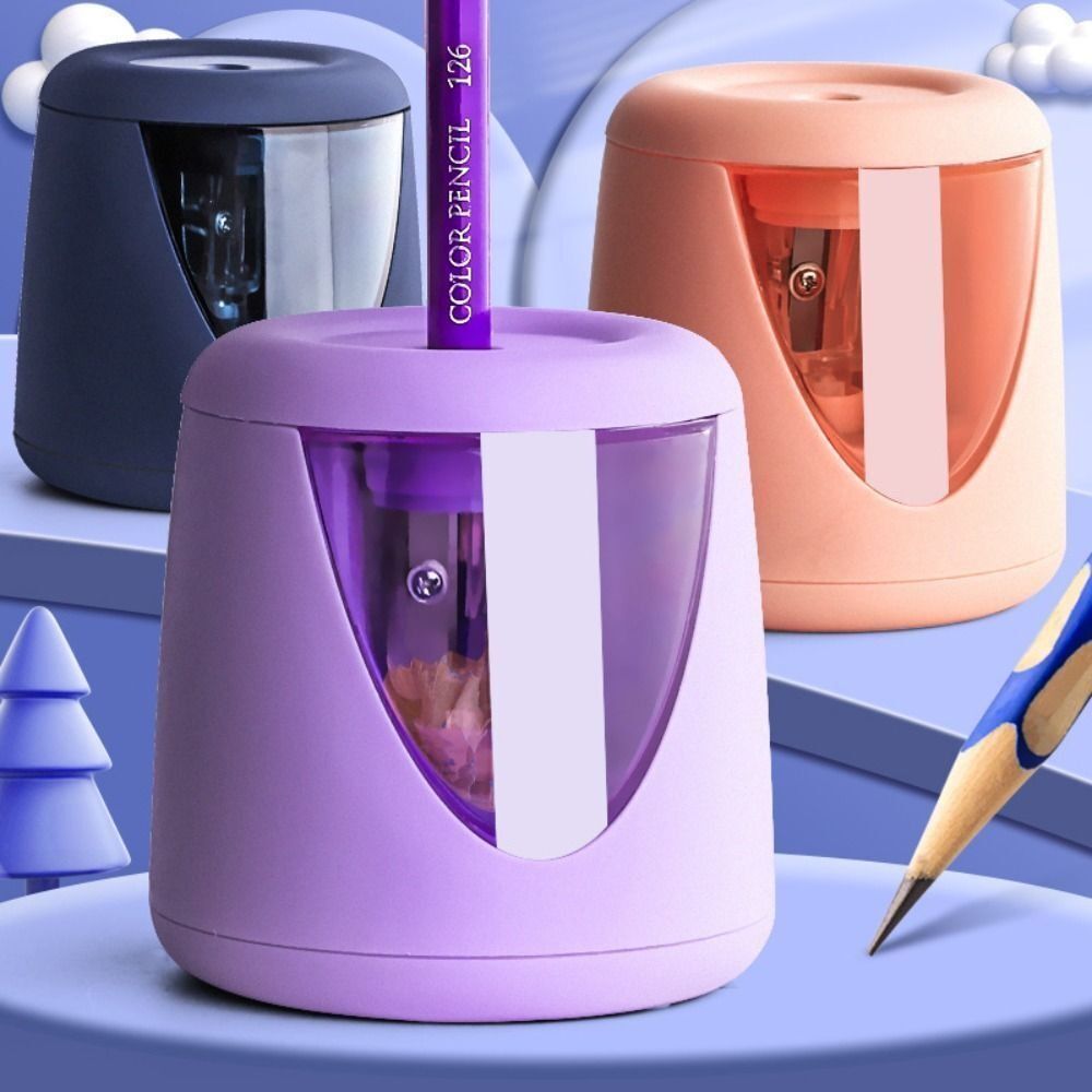 مع ملصق زخرفي، يعمل بالبطارية/ - مراجعة Electric Pencil Sharpener Usb وسعره