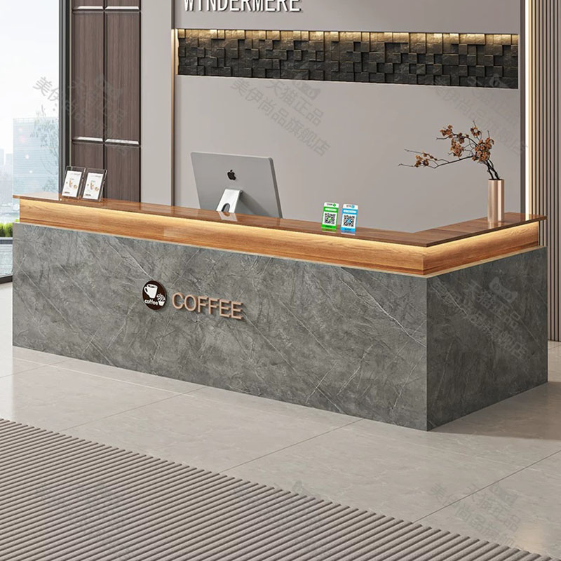 مكاتب استقبال بتصميم بسيط، رفو - مراجعة Office Furniture وسعره