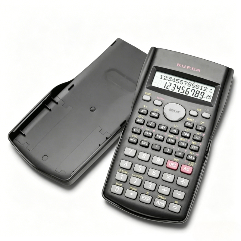 آلة حاسبة علمية محمولة بخطين و - مراجعة Scientific Calculator For Secondary School وسعره