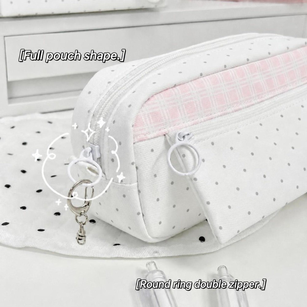 حقيبة أقلام رصاص أنيقة بنقشة ا - مراجعة Aesthetic Large Pencil Case Pouch وسعره