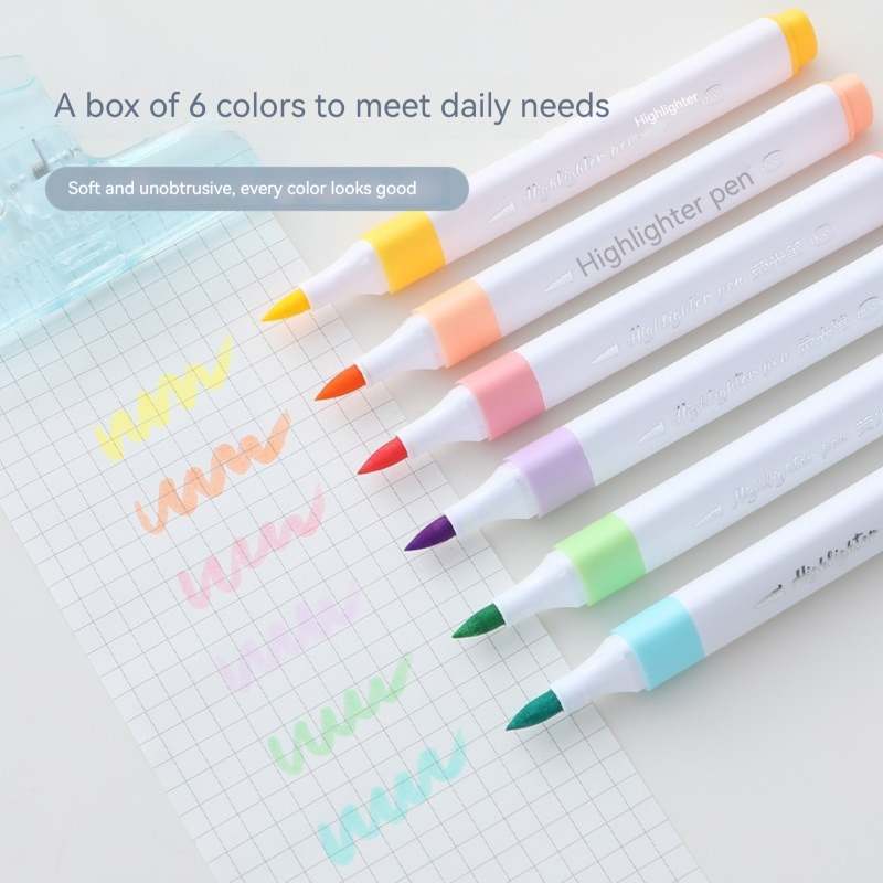 مجموعة أقلام تظليل ألوان الباس - مراجعة Pastel Highlighter Set Double Ended وسعره