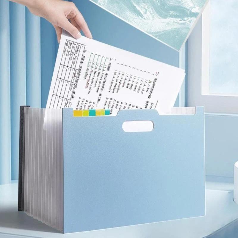 مجلد ملفات قابل للتوسيع بتصميم - مراجعة Expandable Accordion File Folder 13 Pockets وسعره