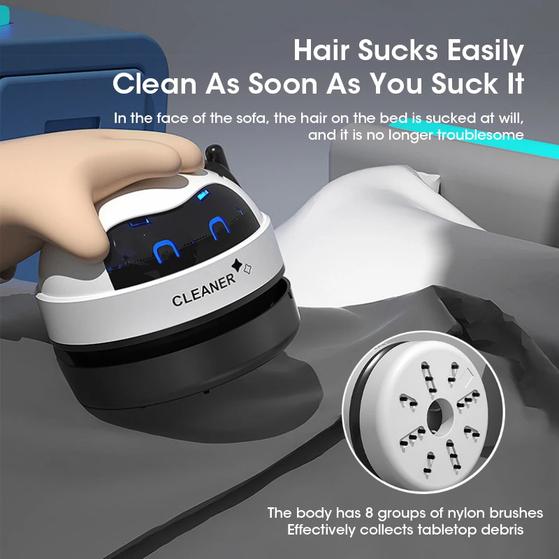 مكنسة كهربائية صغيرة محمولة قا - مراجعة Mini Desktop Vacuum Cleaner For Eraser Dust وسعره