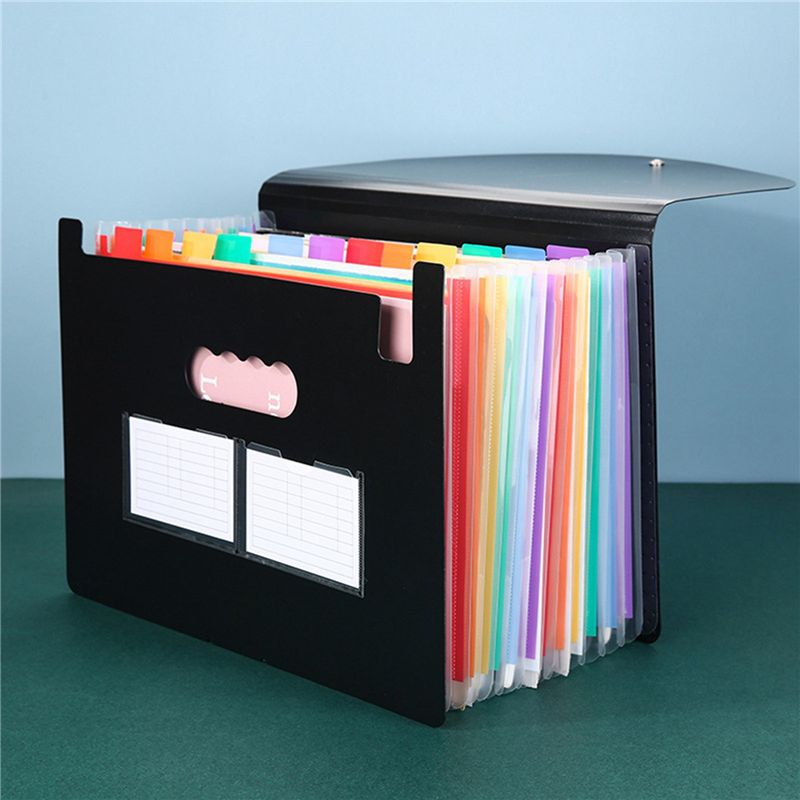 مجلد ملفات قابل للتوسيع بـ 13  - مراجعة Expandable Accordion File Folder 13 Pockets وسعره