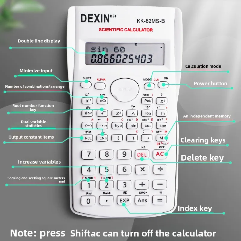 آلة حاسبة علمية للطلاب للامتحا - مراجعة Scientific Calculator For Secondary School وسعره