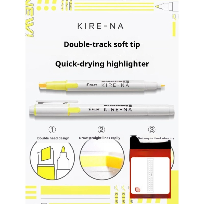 1/3/4/5/10 قطع مجموعة أقلام تح - مراجعة Pastel Highlighter Set Double Ended وسعره