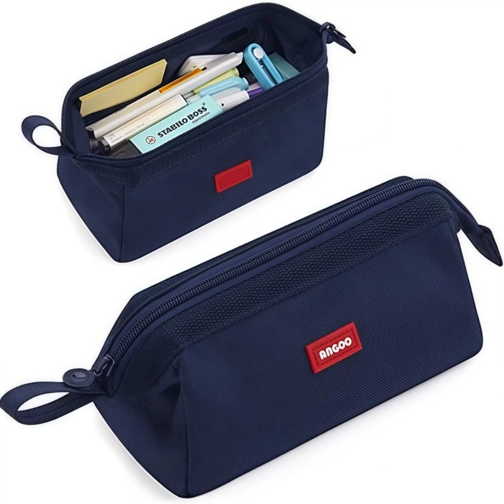حقيبة أقلام من قماش أكسفورد بت - مراجعة Aesthetic Large Pencil Case Pouch وسعره