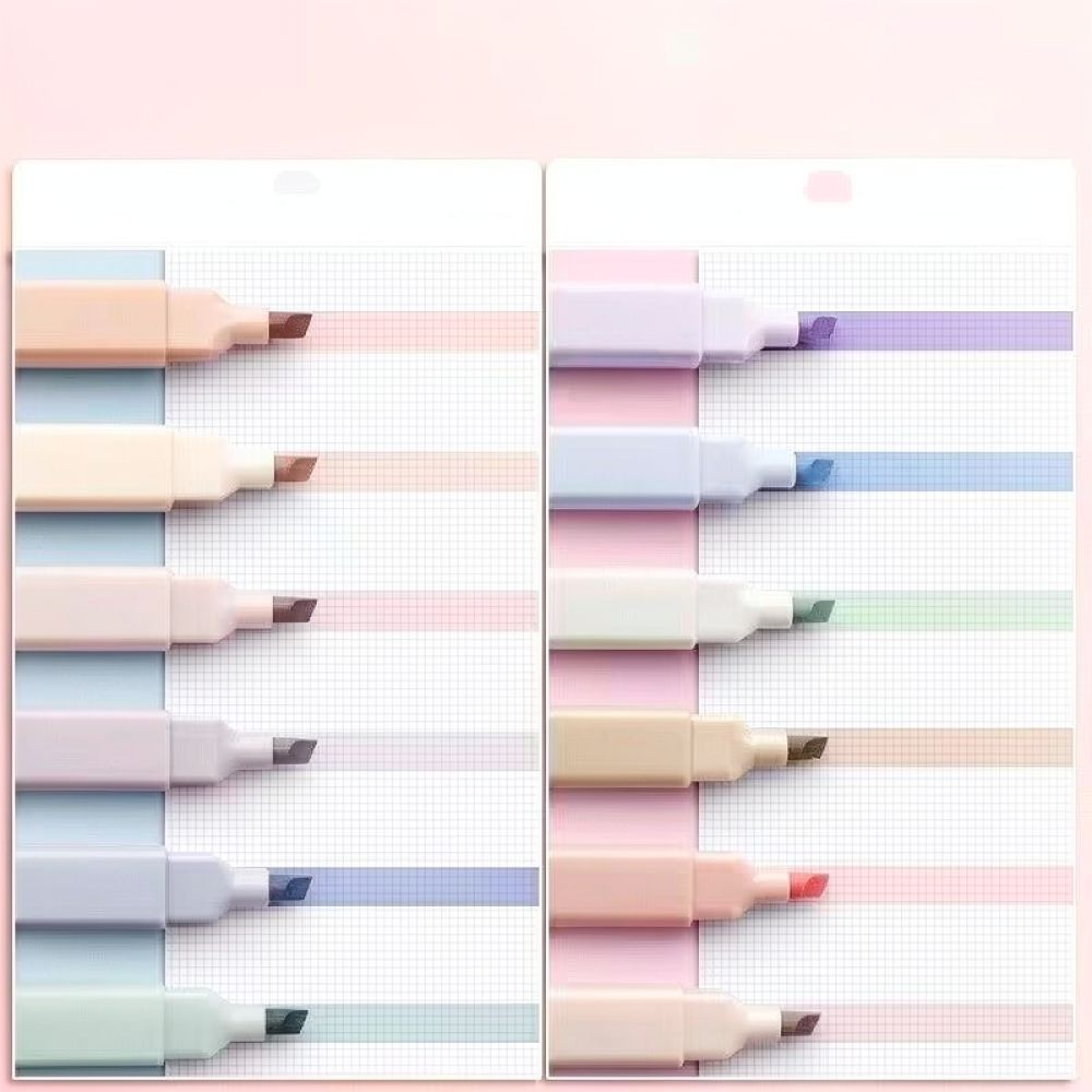 مجموعة أقلام تحديد بألوان البا - مراجعة Pastel Highlighter Set Double Ended وسعره