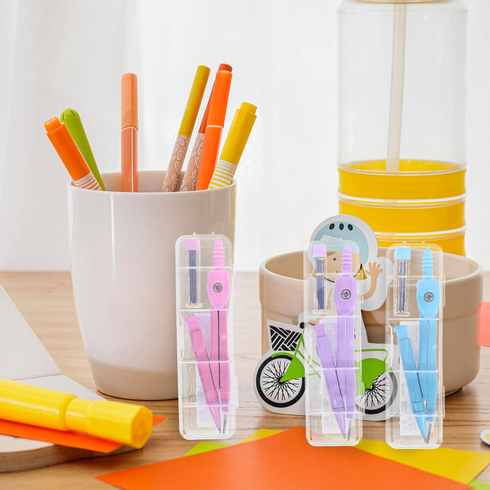 أداة رسم هندسية دقيقة من المعد - مراجعة Math Geometry Set With Compass وسعره